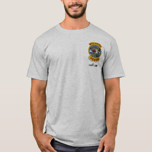 Camiseta Diseño de la comadreja F-105 (de color claro)
