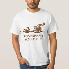 Camiseta Diseño de la Copa de Café Espresso