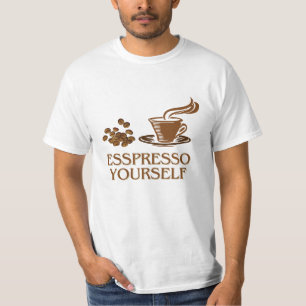 Camiseta Diseño de la Copa de Café Espresso