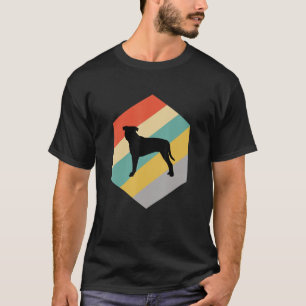 Camiseta Diseño de la cosecha de perros del personal estado