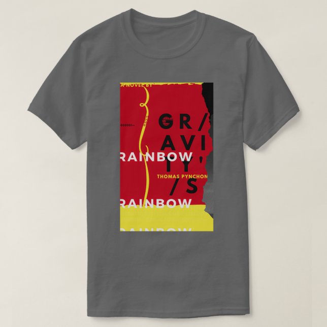 Camiseta Diseño de la cubierta del libro Rainbow de Gravity (Diseño del anverso)