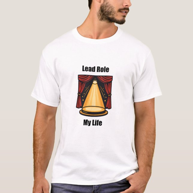 Camiseta Diseño de la declaración de autopotenciación del p (Anverso)