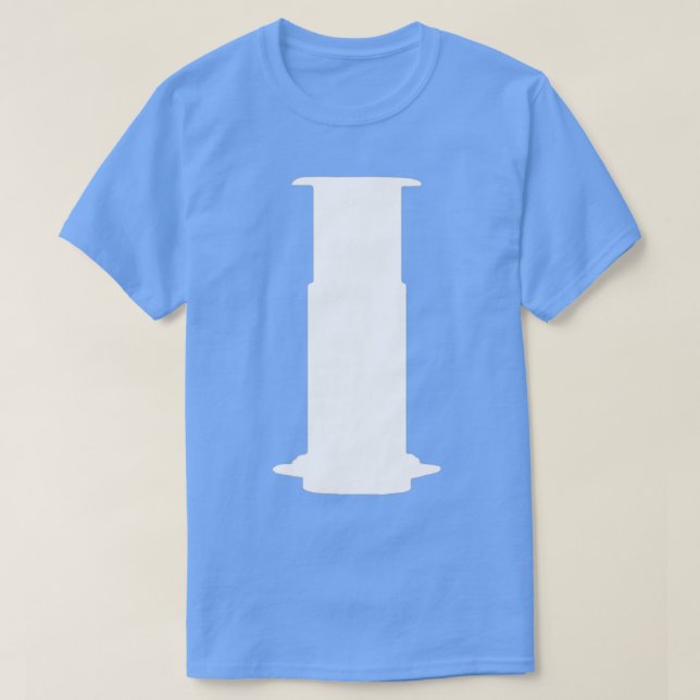 Camiseta Diseño de la edición limitada de Aeropress white (Diseño del anverso)
