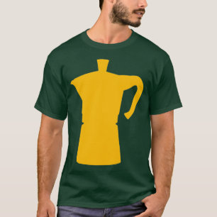 Camiseta Diseño de la edición limitada de Yellow Moka Pot