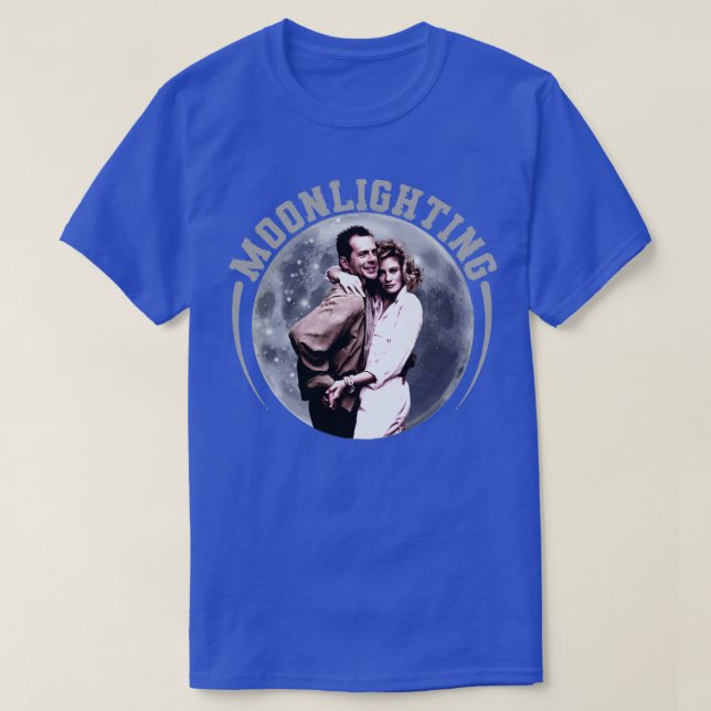 Camiseta Diseño de la época de la luna 80 (Diseño del anverso)