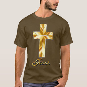 Camiseta Diseño de la fe de Jesús y de la Cruz Cristiana