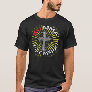 Camiseta Diseño de la fecha del Est de la cruz de la