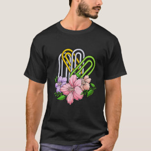 Camiseta Diseño de la flor del Día Nacional del Paperclip