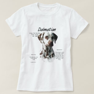 Camiseta Diseño de la historia dálmata (hígado)