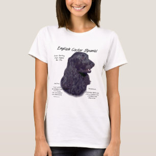 Camiseta Diseño de la historia de cocker spaniel del ingl