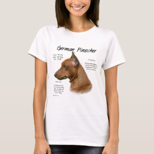 Camiseta Diseño de la historia de Pinscher en Alemania