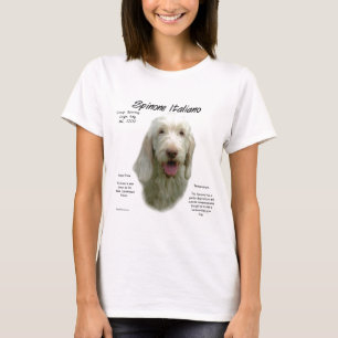 Camiseta Diseño de la historia de Spinone Italiano