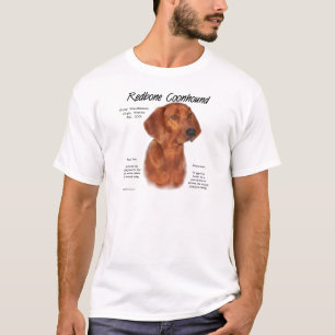 Camiseta Diseño de la historia del Coonhound de Redbone