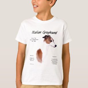 Camiseta Diseño de la historia del Greyhound en Italia
