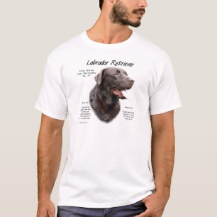Camiseta Diseño de la historia del labrador retriever