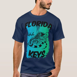 Camiseta Diseño de la Iguana de las Claves de Florida