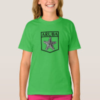 Diseño de la isla de Aruba - Chica de ropa estadou