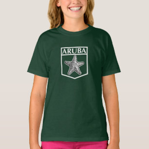 Camiseta Diseño de la isla de Aruba - Chica de ropa estadou