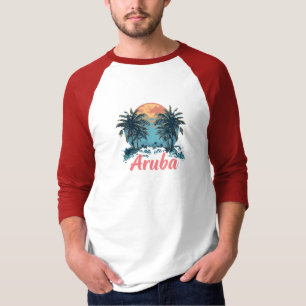 Camiseta Diseño de la isla de Aruba (versión 2) - Básico 3/