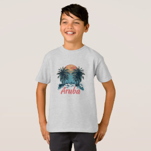 Camiseta Diseño de la isla de Aruba (versión 2) - T-Sh bási