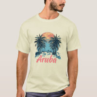Diseño de la isla de Aruba (versión 2) - T-Sh bási
