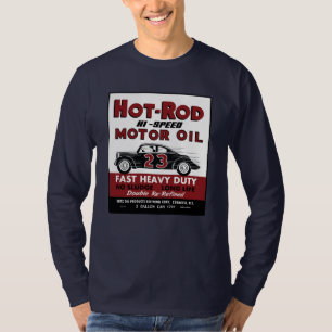 Camiseta Diseño de la lata del aceite de motor del coche d
