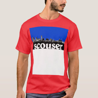 Camiseta Diseño de la Línea Azul del Liverpool de Scouser