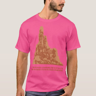Camiseta Diseño de la línea de ferrocarril Big Thunder Moun