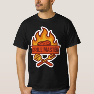Camiseta Diseño de la llama de parrilla BQ Master