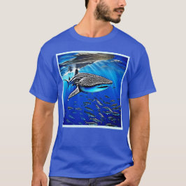 Camiseta Diseño de la majestad del tiburón ballena