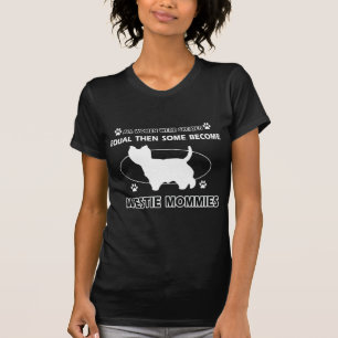 Camiseta diseño de la mamá del westie