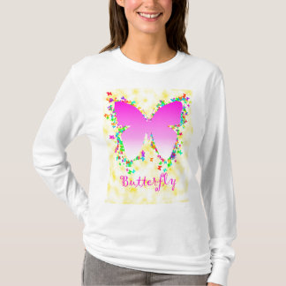Camiseta Diseño de la mariposa