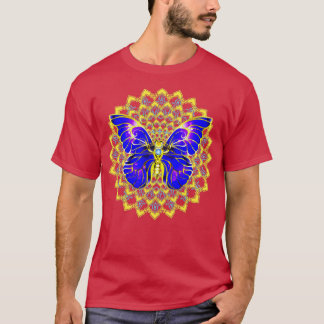Camiseta Diseño de la mariposa azul