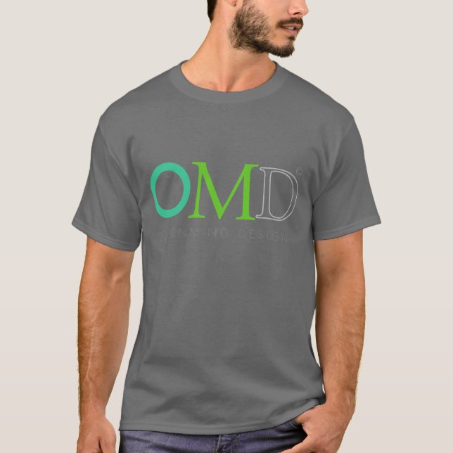 Camiseta Diseño de la mente abierta de OMD (Anverso)