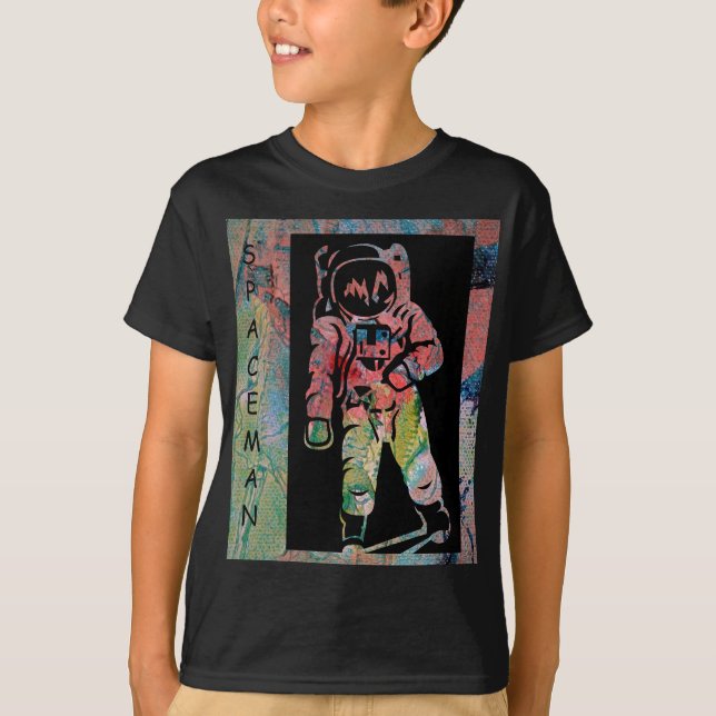 Camiseta Diseño de la moda del astronauta por Janz (Anverso)