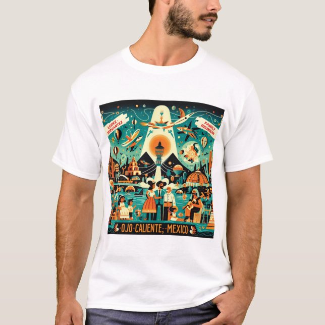 Camiseta Diseño de la montaña Servantez Lopez Reunion Shirt (Anverso)
