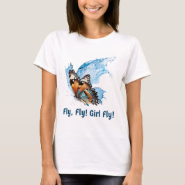 Camiseta Diseño de la mosca femenina