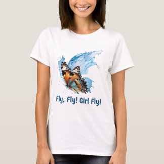 Camiseta Diseño de la mosca femenina
