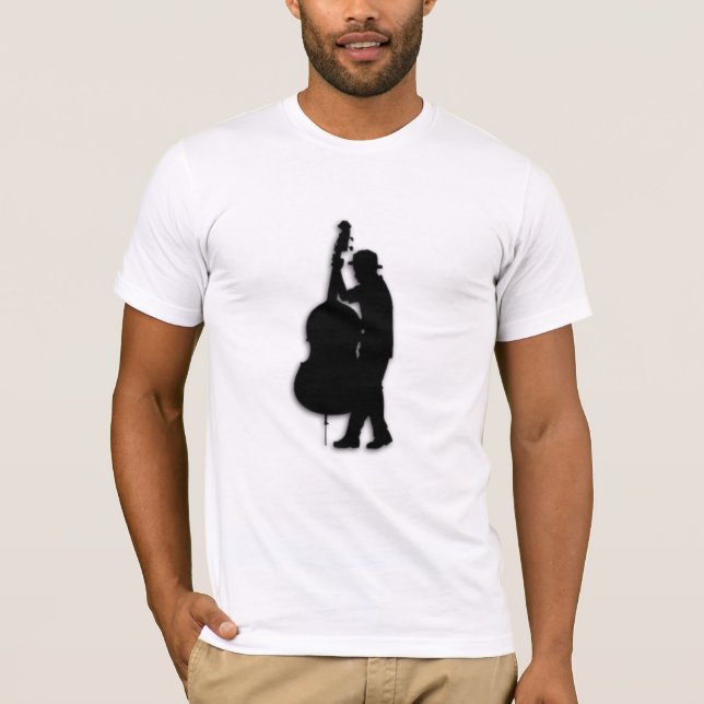 Camiseta Diseño de la música del bajista (Anverso)