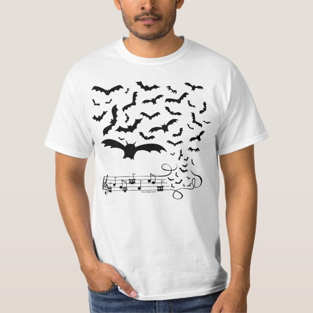 Camiseta Diseño de la música del palo (Anverso)