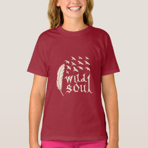 Camiseta Diseño de la naturaleza de las aves de piel de alm