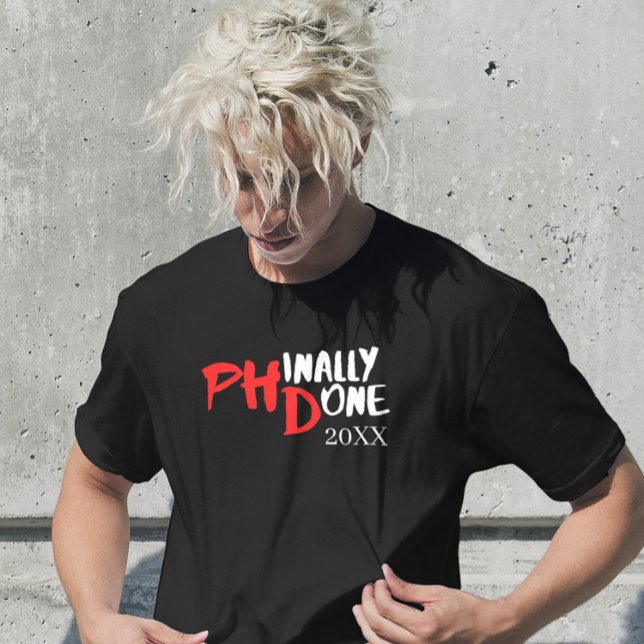 Camiseta Diseño de la oferta de graduación de PHD divertida (Subido por el creador)
