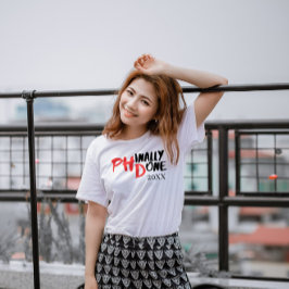 Camiseta Diseño de la oferta de graduación de PHD divertida