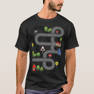 Camiseta Diseño de la parte posterior del Playmat de la pis