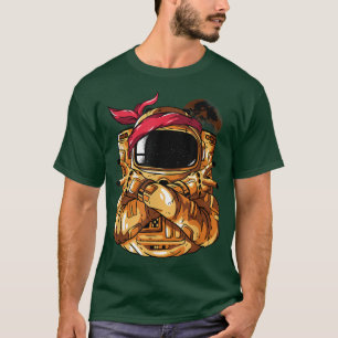 Camiseta Diseño de la paz del espacio retro de Gangsta