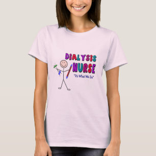 Camiseta Diseño de la persona del palillo de la enfermera