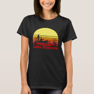 Camiseta Diseño de la pesca en el lago Elsinore California