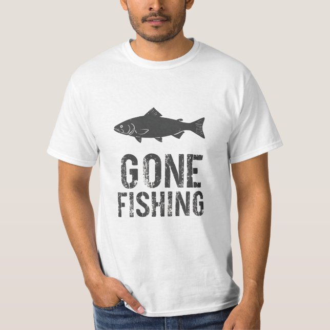 Camiseta Diseño de la pesca en marcha (Anverso)