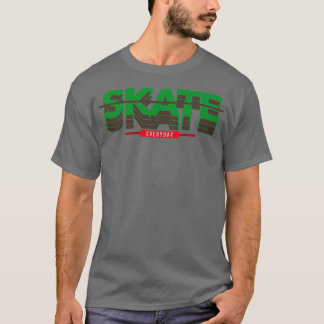 Camiseta Diseño de la piel en verde
