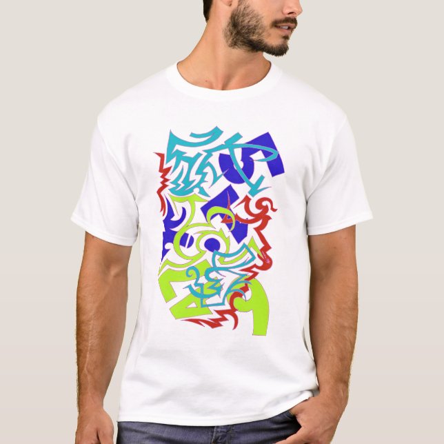 Camiseta Diseño de la pintada de YA (Anverso)